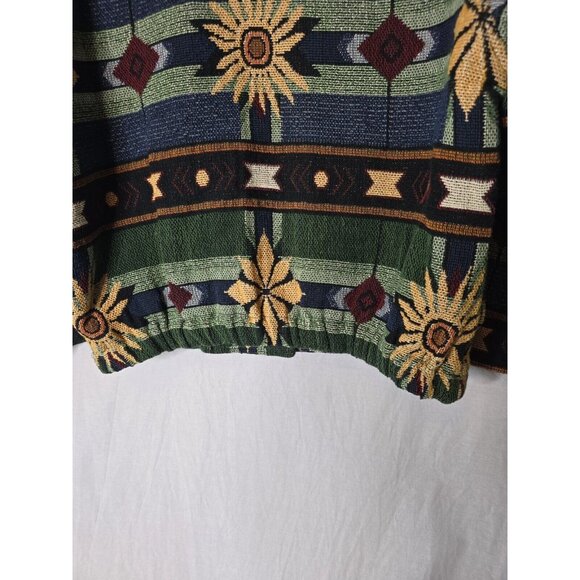 Vintage Painted Pony Southwest Aztec Tapestry Coat Size Small Women’s - Picture 8 of 15